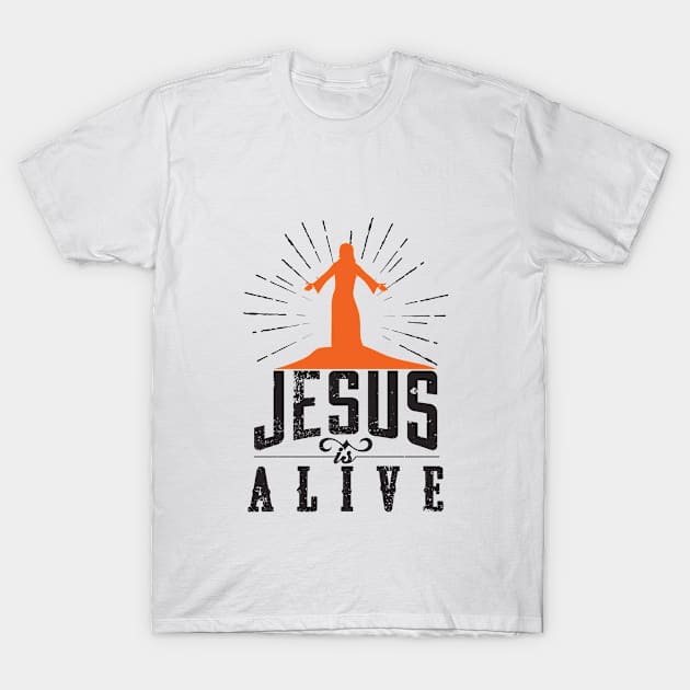 Jesus Is Alive | Christian Design T-Shirt by ChristianLifeApparel